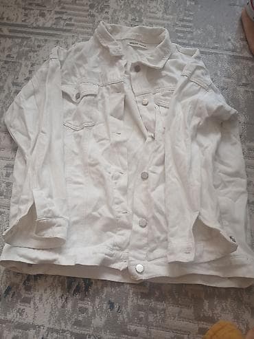 Блузки: Набор женской одежды б/у 1) Вязаное платье-джемпер, бежевое - Длина — 7