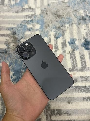 iphone mobile: IPhone 15 Pro Max, Б/у, 256 ГБ, Черный, Чехол, 83 % — 3