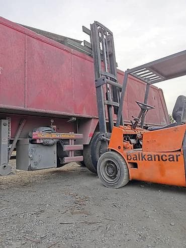 ом 628: Погрузчик, Колесный, Вилочный — 3