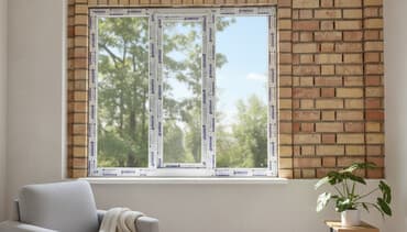 бу окон: ПВХ окно WINTECH, трехстворчатое - Материал профиля: ПВХ (бренд — 1