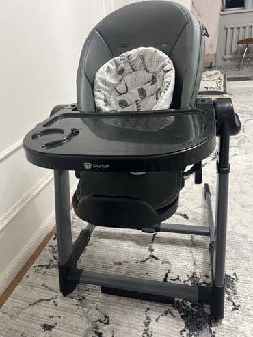 детский деревянный стульчик трансформер для кормления: Стульчик для кормления, Б/у, Другой бренд, Трансформер, цвет - Серый, Самовывоз — 2