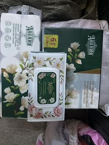 Балдар дүйнөсү: Продаю оптом Набор бумажной продукции и влажных салфеток «Анания» — 1