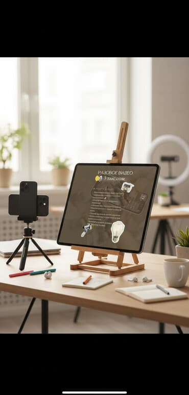 мобильные телефоны в кредит: Разовое видео — 3 тыс. сом Что входит в услугу: - Подготовка идеи и — 2