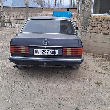 Транспорт: Mercedes-Benz S-Class: 1985 г., 2.9 л, Кол менен иштөөчү, Дизель, Седан — 4