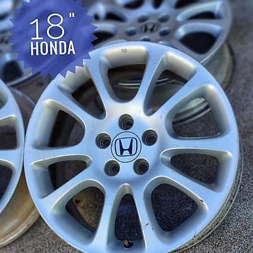Литые Диски R 18 Honda, Комплект, отверстий - 5, Б/у