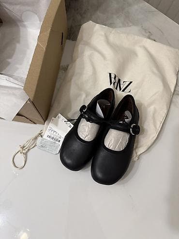 ссср одежда: Детские кожаные балетки ZARA — 29 размер 🖤 Абсолютно новые, ни разу — 7