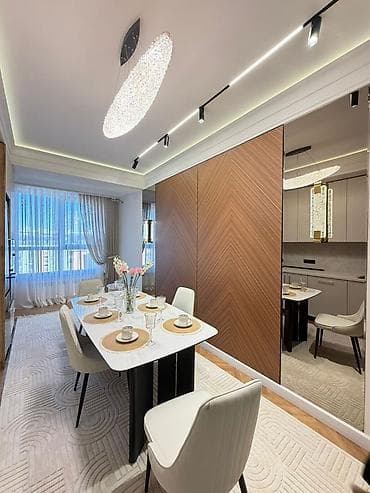 квартира нурзаман: 2 комнаты, 83 м², Элитка, 14 этаж, Евроремонт — 1