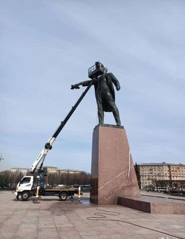 башеный кран: Услуги автовышки (автогидроподъёмника) - Работа на высоте: монтаж и — 3