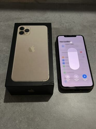 ТВ и видео: IPhone 11 Pro Max, Б/у, 512 ГБ, Золотой, Чехол, 73 % — 5