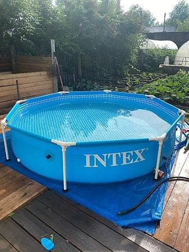 Каркасный бассейн Intex круглой формы. - Бренд: Intex - Тип