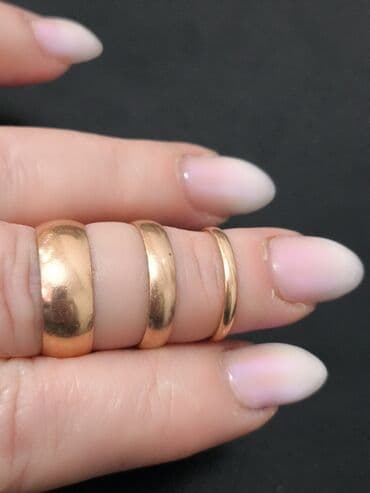 Золотое кольцо 585 пр.разм.14.5 классического обручального типа. - at lalafo.kg Золотое кольцо 585 пр.разм.14.5 классического обручального типа. -