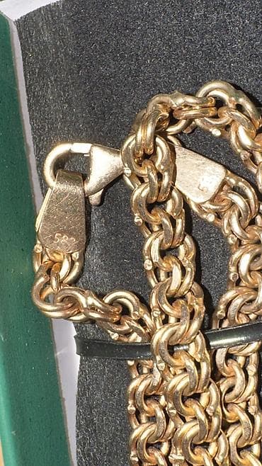 свадебные украшения: Золотая цепь 585 пробы, Россия. Вес: 45,77 г. Характеристики: - — 3