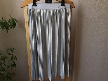 юбка mango: Плиссированная юбка с эффектом металлик Бренд: Mango Размер: M/L Цвет — 3