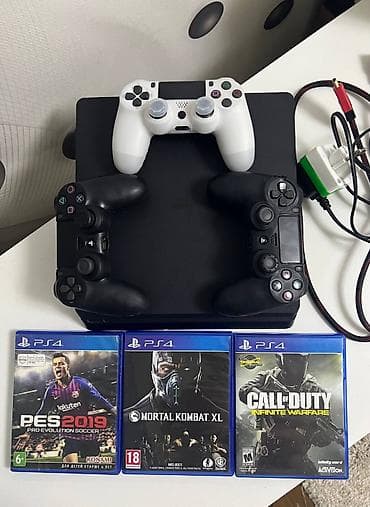 sony playstation 4 pro цена в бишкеке: Срочно продаю свою PS4 Slim сатылат срочно PlayStation 4 + — 2