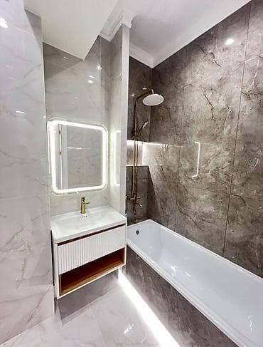 Квартиры: 2 комнаты, 50 м², Вефа ТЦ Элитка, 9 этаж, Евроремонт — 10