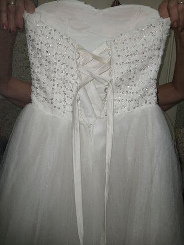 свадебные платья в бишкеке фото и цены: Свадебное платье, Без кольца, Б/у — 3