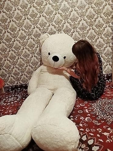 восковая свеча: Огромный плюшевый мишка-гигант - Высота: 215 см (2 м 15 см) — указан — 4