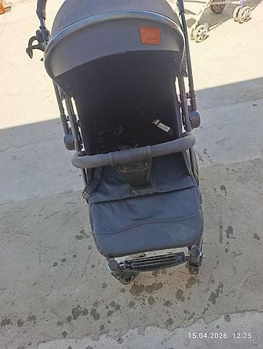 Прогулочная коляска чемодан черная - Компактная складывающаяся тип