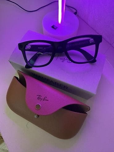 очки с видеокамерой: Очки Ray-Ban Wayfarer с прозрачными линзами - Иконичная форма — 2