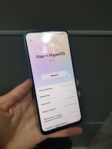 apple 9: Redmi, Redmi Note 12, Б/у, 128 ГБ, цвет - Зеленый, 2 SIM — 3