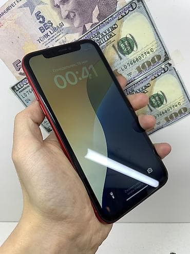 IPhone 11, Б/у, 64 ГБ, Красный, Защитное стекло, 100 % — 7