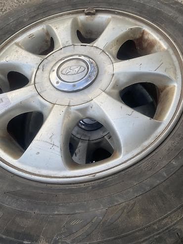 hyundai 55: Комплект автомобильных колес Hyundai на литых дисках. Состав: - 4 — 3