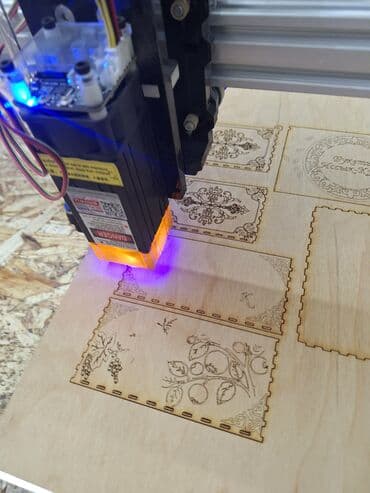 инструмент лазер: Лазерный гравер/резак на базе алюминиевой портальной рамы — 4