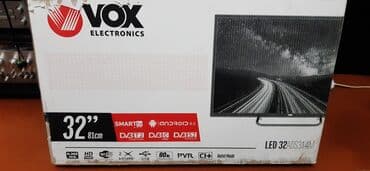 телевизор алам: Продаю телевизор VOX 32"с битой матрицей — 4