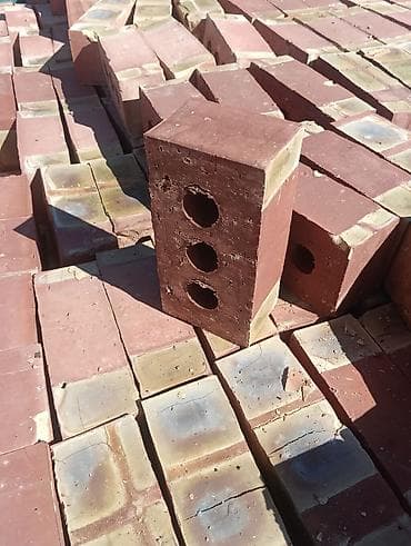 Пустотелый, дырчатый, Жженый кирпич, Одинарный, 250×120×65