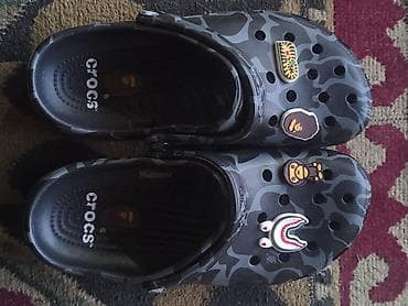 Сабо: Сабо, 40, Crocs, Новый, цвет - Серый, Самовывоз — 3