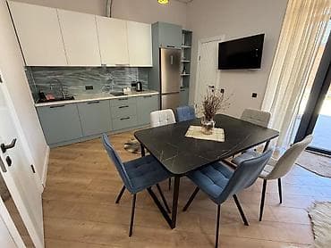 5000 сом кино: Обеденная группа: стол + 6 стульев - Стол прямоугольный, современный — 2