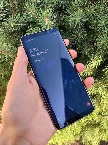 samsung s: Samsung Galaxy S8, Б/у, 64 ГБ, цвет - Серебристый, 2 SIM — 2