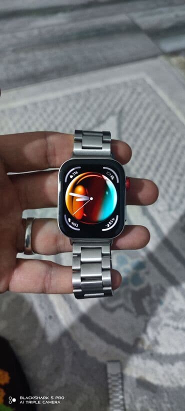 смарт часи: Смарт‑часы с прямоугольным дисплеем и яркими циферблатами принятие — 3