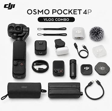 Техника жана электроника: DJI Osmo Pocket 4P Vlog Combo Black Компактная камера с 3-осевым — 2