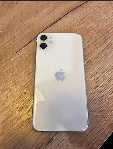 IPhone 11, Б/у, 128 ГБ, Белый, 79 %