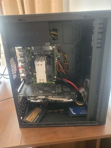 cyber: Компьютер, ядер - 8, ОЗУ 16 ГБ, Игровой, Б/у, Intel Xeon, AMD Radeon RX 580, SSD — 3