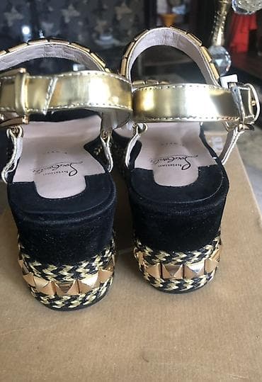 Сандалдар жана шлепкалар: Женские сандалии на платформе Christian Louboutin (Лобутены)- — 4