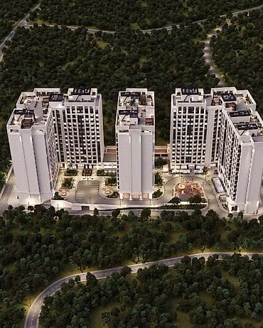 kva: 1 комната, 56 м², Кок-Жар мкр Элитка, 13 этаж — 5