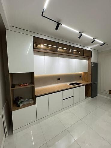 Кухонный гарнитур, Новый, цвет - Белый, ДСП, Бесплатная доставка — 4