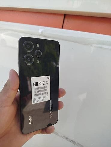 Redmi, Redmi 12, Колдонулган, 128 ГБ, түсү - Кара, 2 SIM