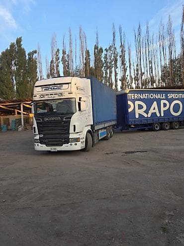 renault 480: Тягач, Scania, Тентованный — 4