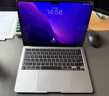 ПК жана ноутбуктар үчүн комплектөөчүлөр: Ноутбук, Apple, 8 ГБ ОЭТ, Apple M2, 13.5 ", Колдонулган, Жумуш, окуу үчүн, эс тутум SSD — 1