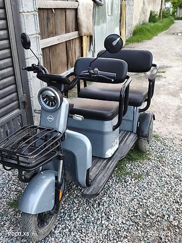 шины скутера: Электроскутер-трицикл «Vintage» с пассажирским салоном Описание: - — 1