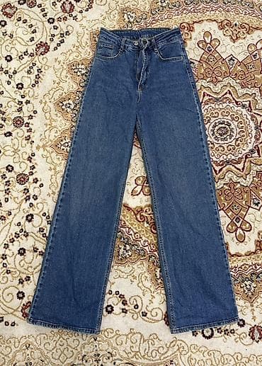 прямые джинсы: Джинсы женские, прямого кроя - Цвет: классический синий - Посадка — 1