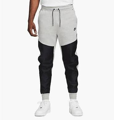 парная одежда: Мужские брюки, M, Nike, Новый, цвет - Серый, Самовывоз, Платная доставка — 1