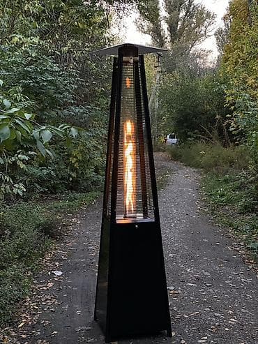 Уличный газовый обогреватель “Пирамида” с живым пламенем - Тип