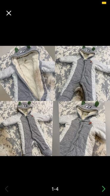 конверт для новорождённого: Комбинезон осень-зима-весна) подойдёт на 5-10месяцев) Очень удобный) — 2