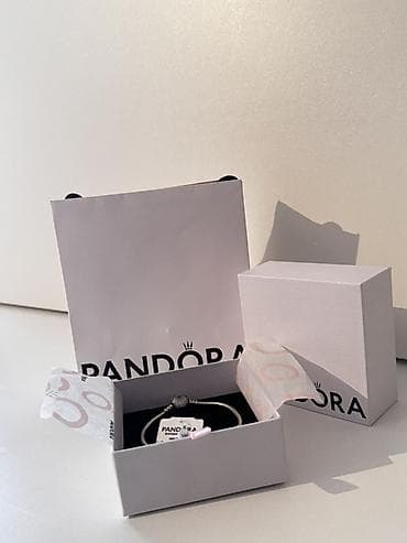 брослеты: Браслет Pandora со съемным замком-сердцем ОРИГИНАЛ - Оригинальный — 3