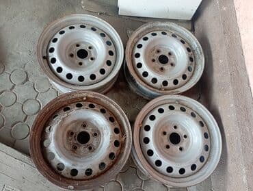 колёса на 14: Железные Диски R 16 Комплект, отверстий - 4, Б/у — 1
