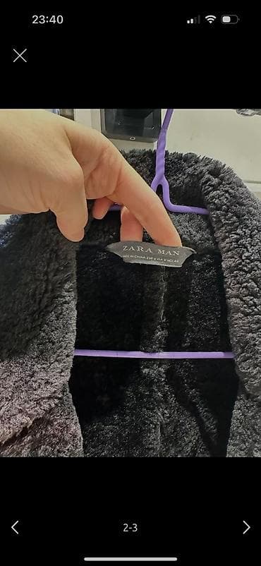 принимаю вещи: Мужская куртка, M, Zara, Б/у, цвет - Черный, Самовывоз, Платная доставка — 4